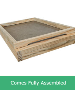 10 Frame Beehive Base With Mesh Ventilated Bee Hive Bottom Board Drawer Trap